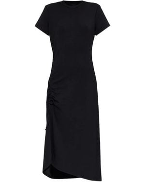 AllSaints Crew-Neck Midi Dress - Black