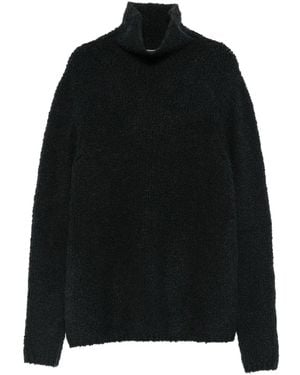Bruno Manetti High-Neck Jumper - Black