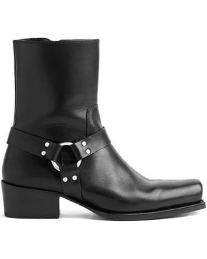 DSquared² Harness-Detail Boots - Black