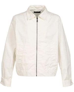 ryaw Techna Zip-Up Shirt Jacket - White