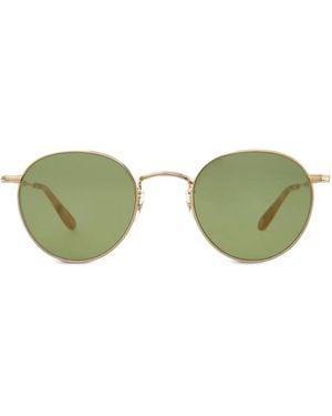 Garrett Leight Round-Frame Sunglasses - Green