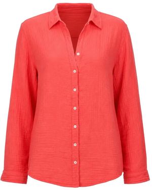 Xirena Scout V-Neck Shirt - Red
