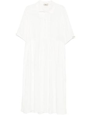 Herno Buttoned Midi Dress - White