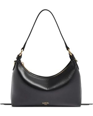 Lancel Mini Origami Leather Shoulder Bag - Black
