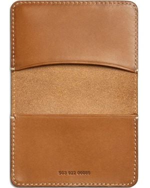 Shinola Leather Cardholder - Brown
