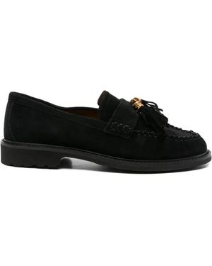 ADRIANNA FERETTI Tassel Loafers - Black