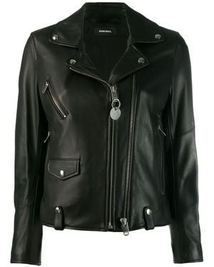 DIESEL L-Lyfa Biker Jacket - Black