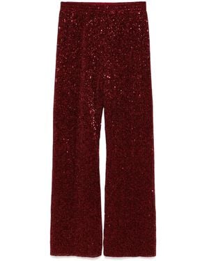 Stine Goya Lange Hose Mit Pailletten - Rot