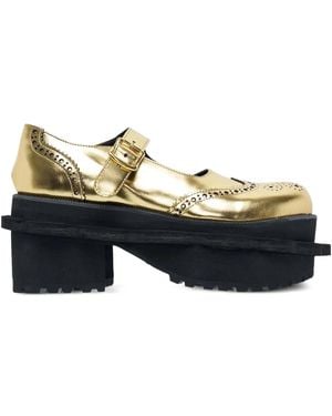 Comme des Garçons Sneakers Steer Lucide Stile Brogues - Metallizzato