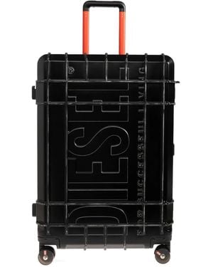 DIESEL Trolley Con Logo Goffrato - Nero