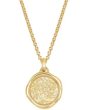 Dower & Hall Collier Tree Of Life - Métallisé