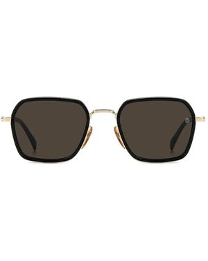 David Beckham Occhiali Da Sole Geometrici - Nero
