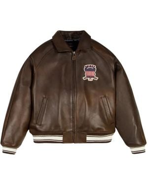 Avirex Chaqueta Bordada - Marrón