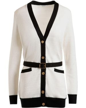 Bally Jacquard-Cardigan - Weiß
