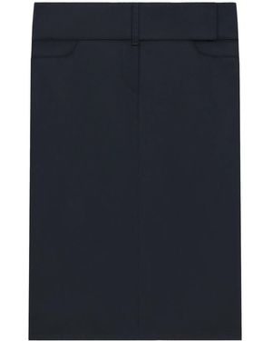 Courreges Gonna Midi Con Cintura - Blu