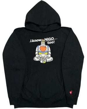 Human Made X I Know Nigo Too Graphic-Print Hoodie - Black