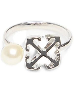 Off-White c/o Virgil Abloh Arrow Ring - White
