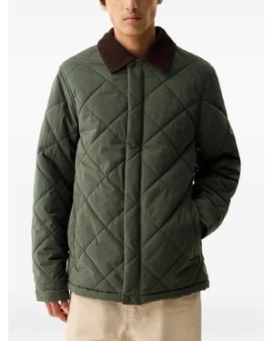 HUNTER Ardwell Diamond-Quilted Jacket - Green