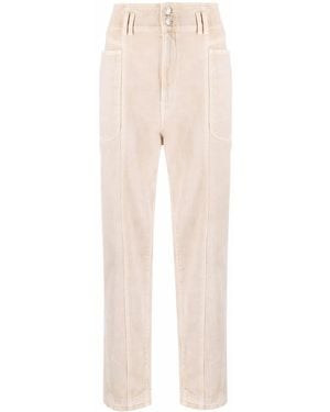 Isabel Marant High-Rise Straight-Leg Jeans - Multicolor
