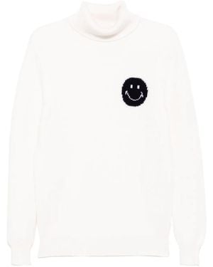 Joshua Sanders Fisherman's Smile Roll-Neck Jumper - White