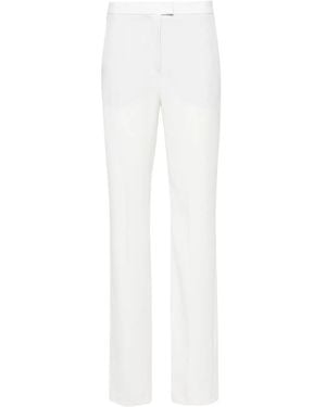 ANDAMANE High-Waist Straight-Leg Trousers - White