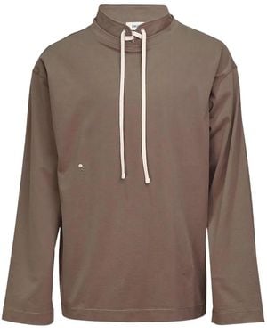 Diomene Drawstring Sweatshirt - Brown