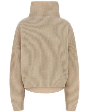 Isabel Marant Pull Brooke En Cachemire Et Laine Mérinos - Neutre