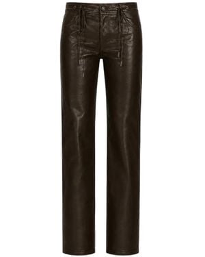 OW Collection Kaya Straight-Leg Pants - Black