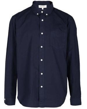 Alex Mill Button-Down Chest-Pocket Shirt - Blue