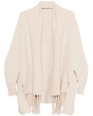 Philo-Sofie Cashmere Fringed Cardigan - Natural