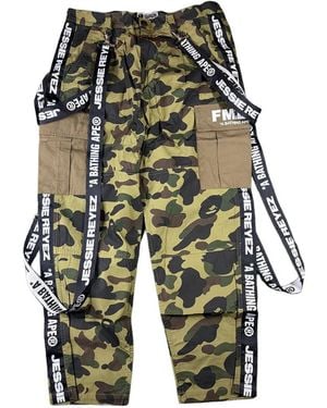 A Bathing Ape Pantalones Cargo De Louis Vuitton X Jessie Reyez 6 Pocket - Verde