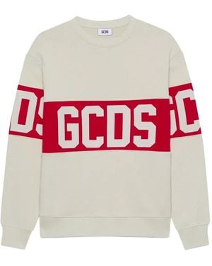 Gcds Logo Stripe Jumper - Pink