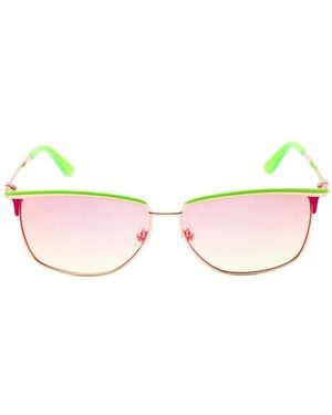 Guess Rectangle-Frame Sunglasses - Pink