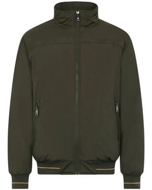 Roberto Cavalli High-Neck Zip-Up Jacket - Green