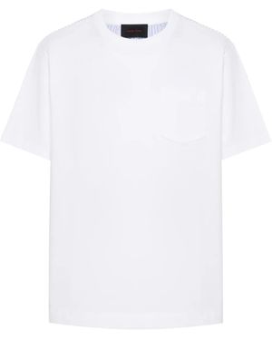 Simone Rocha カラーブロック Tシャツ - ホワイト