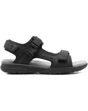Geox Buckle-Strap Sandals - Black