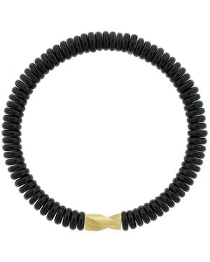 Luis Morais 14K Onyx Bracelet - Black