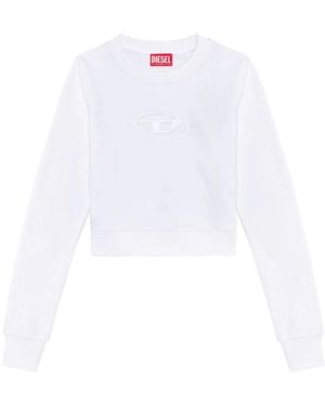 DIESEL Sweatshirt 'F-Slimmy-Od' - White