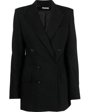 Krizia Blazer de vestir con doble botonadura - Negro