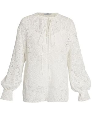 Erdem フローラル ブラウス - ホワイト