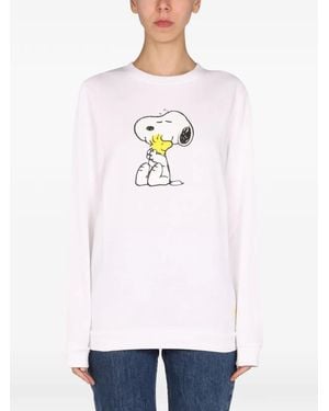 Moa Concept X Peanuts Crew-Neck Sweatshirt - White