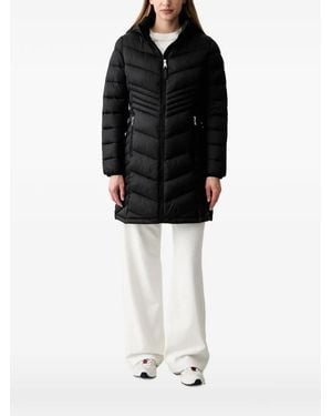DKNY Plumífero Con Capucha - Negro