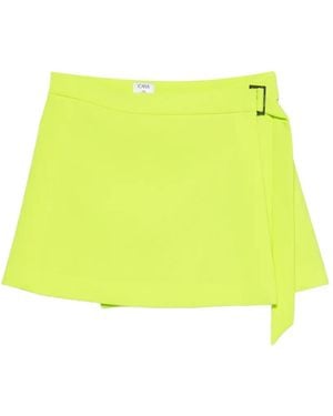 CASABLANCA Welt-Pockets Mini Skirt - Yellow