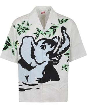 KENZO Jungle Elephant Hemd - Grau