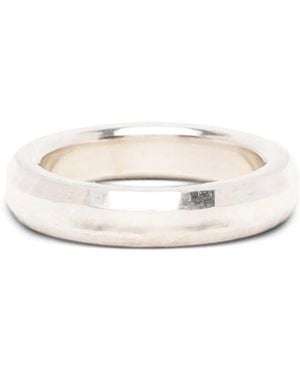Werkstatt:münchen Classic Round Edges Ring - Natural