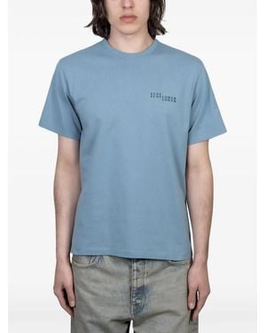 sunflower Logo-Detail T-Shirt - Blue