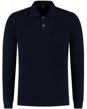 Fedeli Cotton Jumper - Blue