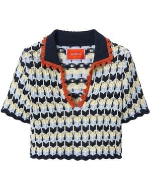 La DoubleJ Perry Polo Top - Blue