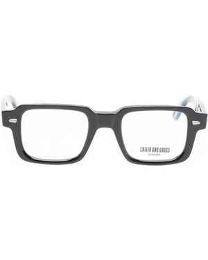 Cutler and Gross Square-Frame Glasses - Black