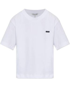 Munthe Bellamy Logo-Patch T-Shirt - White